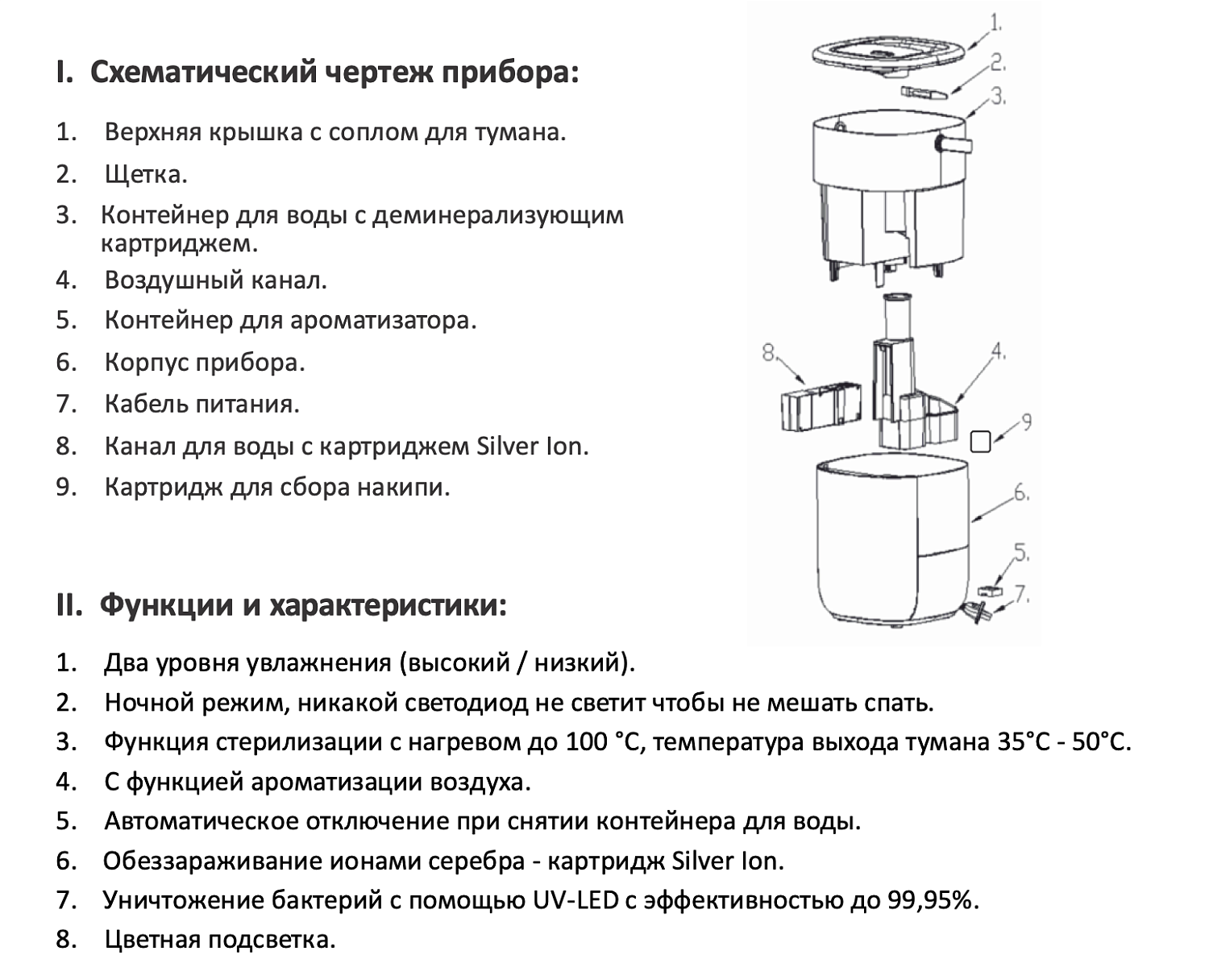 Увлажнитель воздуха IClima LUX-606HW Увлажнитель воздуха IClima LUX-606HW